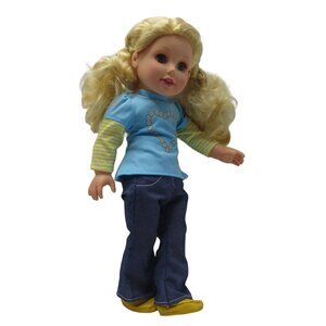 18" New Adventure Blonde Doll - Fully Dressed - 2016